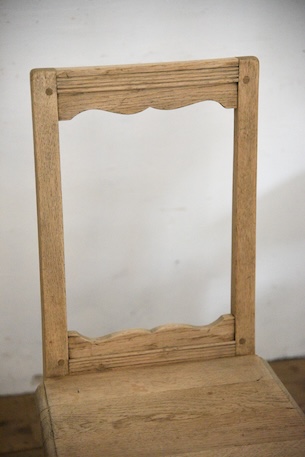 アンティーク　ロレーヌチェア　フレンチ　剥離　２