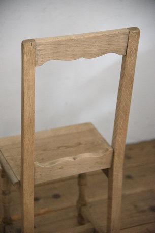 アンティーク　ロレーヌチェア　フレンチ　剥離　２