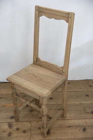 アンティーク　ロレーヌチェア　フレンチ　剥離　２