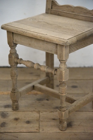 アンティーク　ロレーヌチェア　フレンチ　剥離　２