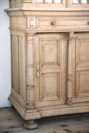 アンティーク　ミラー　キャビネット　剥離　ショーケース　フレンチ