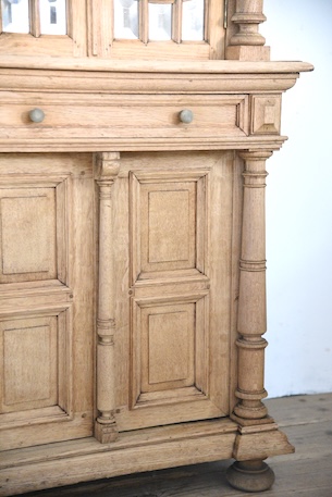 アンティーク　ミラー　キャビネット　剥離　ショーケース　フレンチ