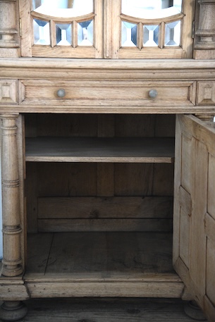 アンティーク　ミラー　キャビネット　剥離　ショーケース　フレンチ