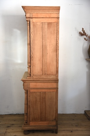 アンティーク　ミラー　キャビネット　剥離　ショーケース　フレンチ