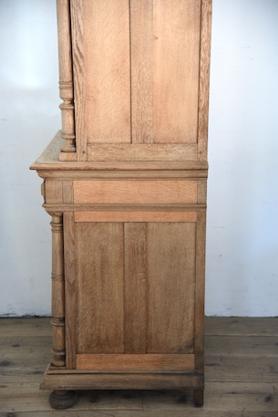 アンティーク　ミラー　キャビネット　剥離　ショーケース　フレンチ