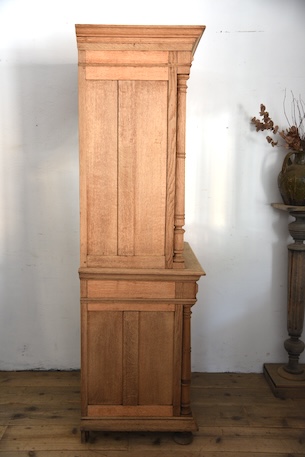 アンティーク　ミラー　キャビネット　剥離　ショーケース　フレンチ