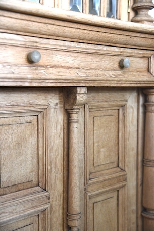 アンティーク　ミラー　キャビネット　剥離　ショーケース　フレンチ