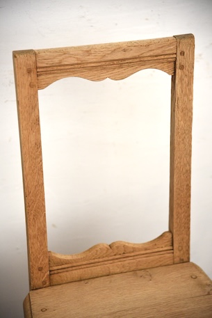 アンティーク　フレンチ　ロレーヌチェア　剥離　２