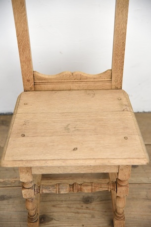 アンティーク　フレンチ　ロレーヌチェア　剥離　２