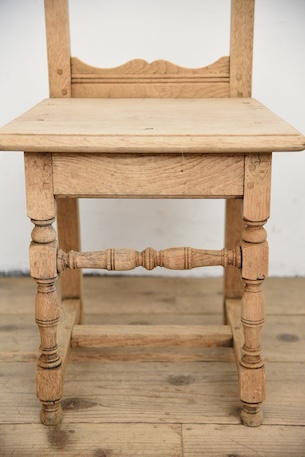 アンティーク　フレンチ　ロレーヌチェア　剥離　２