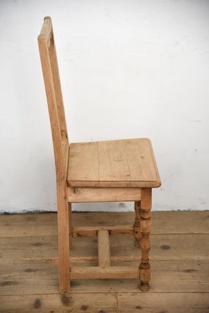 アンティーク　フレンチ　ロレーヌチェア　剥離　２