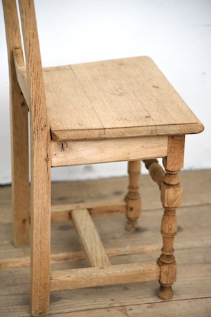 アンティーク　フレンチ　ロレーヌチェア　剥離　２