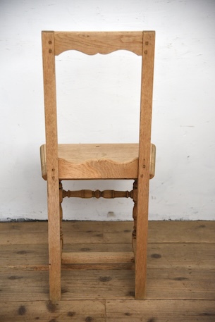 アンティーク　フレンチ　ロレーヌチェア　剥離　２