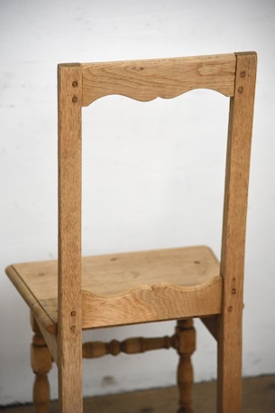 アンティーク　フレンチ　ロレーヌチェア　剥離　２