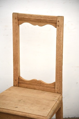 アンティーク　フレンチ　ロレーヌチェア　剥離　２