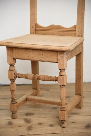 アンティーク　フレンチ　ロレーヌチェア　剥離　２