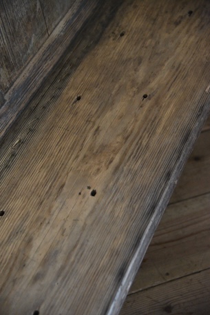 アンティーク　ベンチ　教会　チャーチベンチ　フレンチ