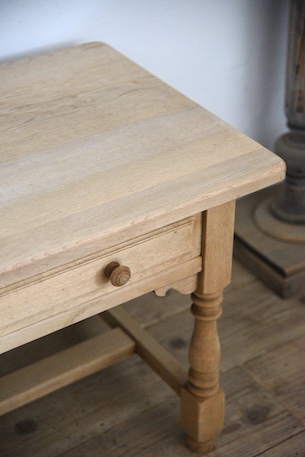 アンティーク　ドロワー　コーヒーテーブル　剥離　フレンチ