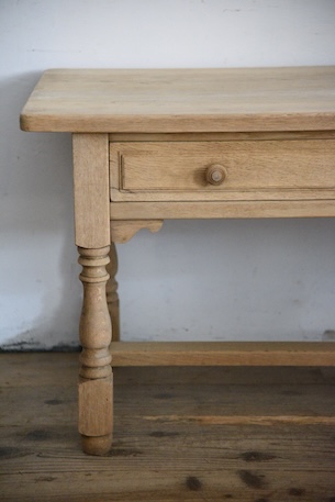 アンティーク　ドロワー　コーヒーテーブル　剥離　フレンチ