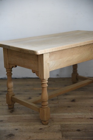 アンティーク　ドロワー　コーヒーテーブル　剥離　フレンチ