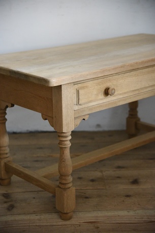 アンティーク　ドロワー　コーヒーテーブル　剥離　フレンチ