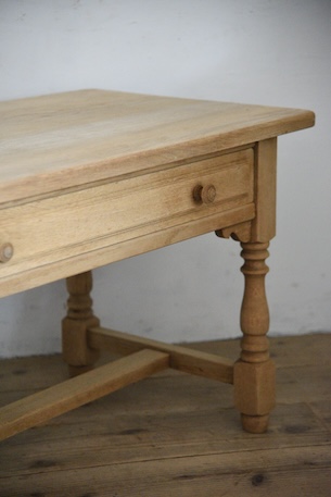 アンティーク　ドロワー　コーヒーテーブル　剥離　フレンチ