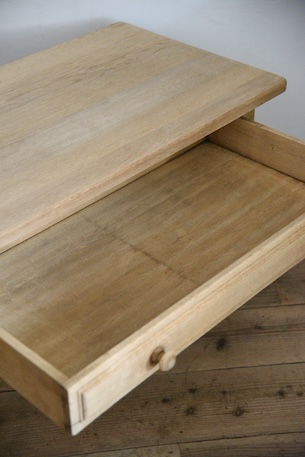 アンティーク　ドロワー　コーヒーテーブル　剥離　フレンチ