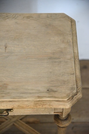 アンティーク　ドロワー　サイドテーブル　剥離　フレンチ