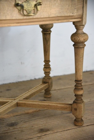 アンティーク　ドロワー　サイドテーブル　剥離　フレンチ