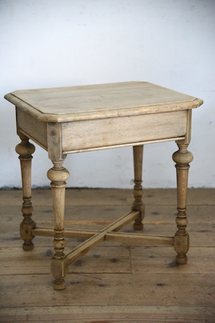 アンティーク　ドロワー　サイドテーブル　剥離　フレンチ