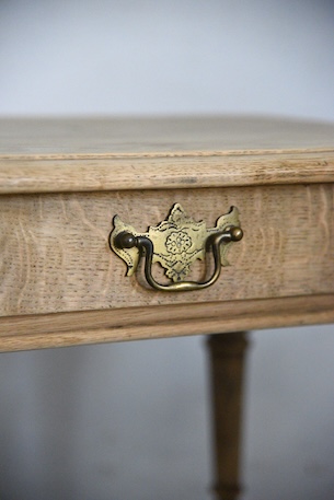 アンティーク　ドロワー　サイドテーブル　剥離　フレンチ