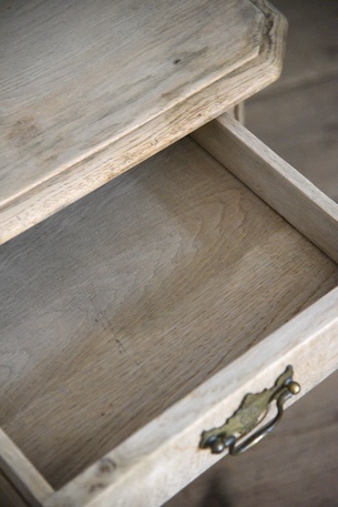 アンティーク　ドロワー　サイドテーブル　剥離　フレンチ