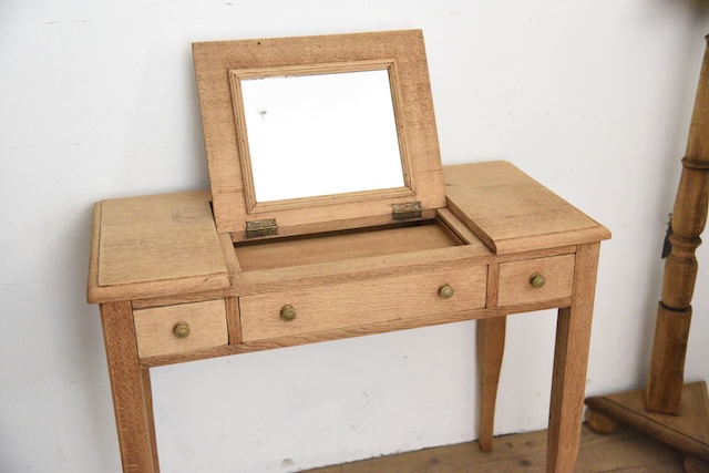 アンティーク　剥離　ドレッサー　フレンチ　デスク