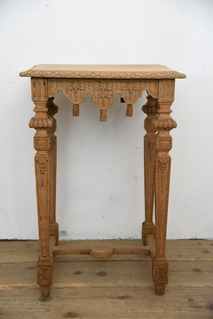 アンティーク　剥離　サイドテーブル　フレンチ