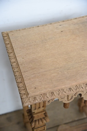 アンティーク　剥離　サイドテーブル　フレンチ