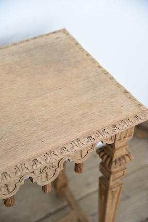 アンティーク　剥離　サイドテーブル　フレンチ