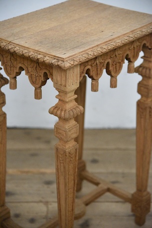 アンティーク　剥離　サイドテーブル　フレンチ