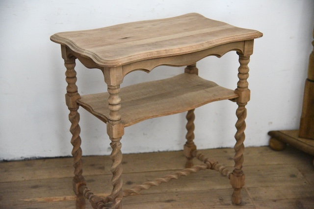 アンティーク　剥離　サイドテーブル　フレンチ　飾り台