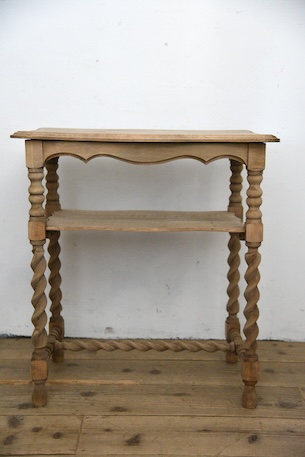 アンティーク　剥離　サイドテーブル　フレンチ　飾り台