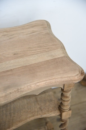 アンティーク　剥離　サイドテーブル　フレンチ　飾り台