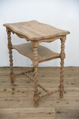 アンティーク　剥離　サイドテーブル　フレンチ　飾り台