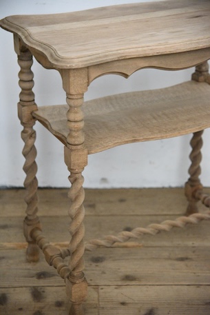 アンティーク　剥離　サイドテーブル　フレンチ　飾り台