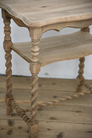 アンティーク　剥離　サイドテーブル　フレンチ　飾り台