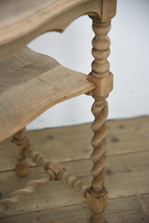 アンティーク　剥離　サイドテーブル　フレンチ　飾り台