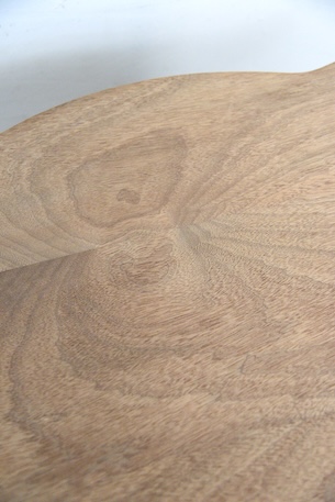 アンティーク　フレンチ　テーブル　オーバル　サイドテーブル　剥離