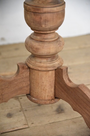 アンティーク　フレンチ　テーブル　オーバル　サイドテーブル　剥離