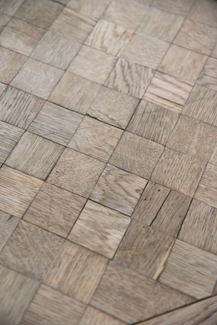 アンティーク　テーブル　剥離　オーク　ダイニングテーブル　フレンチ