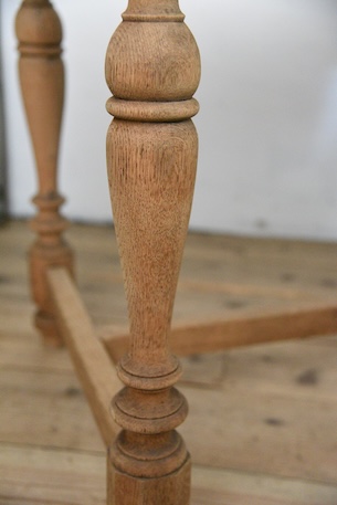 アンティーク　テーブル　剥離　オーク　ダイニングテーブル　フレンチ