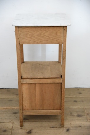 アンティーク　大理石　ベッドサイドテーブル　剥離　フレンチ