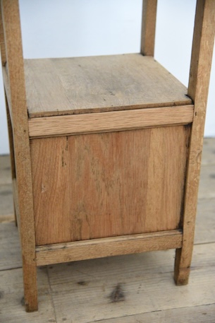 アンティーク　大理石　ベッドサイドテーブル　剥離　フレンチ